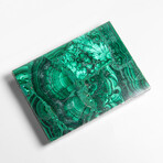 Genuine Malachite Jewelry Box // 1.4 lbs