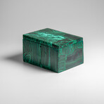 Genuine Malachite Jewelry Box // 1.2 lbs
