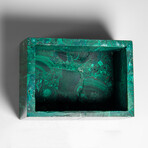Genuine Malachite Jewelry Box // 1.2 lbs