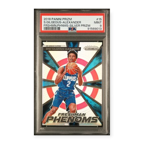 Gilgeous-Alexander // 2018 Prizm Freshman Phenmons Silver // RC // PSA 9 Mint