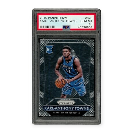 Karl-Anthony Towns // 2015 Panini Prizm // Rookie Card // PSA 10 GM