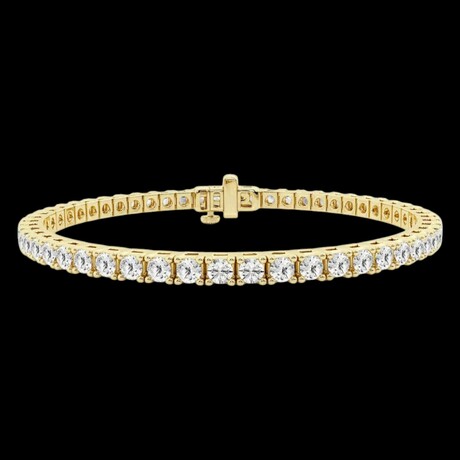 14k Yellow Gold Lab Diamond 7" Tennis Bracelet (2 ct. tw.)