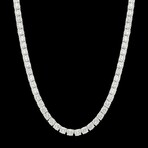 14K White Gold Lab Diamond 22" Tennis Necklace (15 ct. tw.)