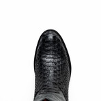 Western Collection Kansas // Python Leather Cowboy Boot // Black (US: 9)