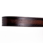 Arkansas Python Leather Belt // Brown (36)