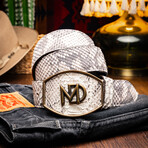 Arkansas Python Leather Belt // Natural (44)