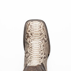 Western Collection Missouri // Python Leather Cowboy Boot // Natural (US: 11)