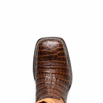 Western Collection Tucson // Caiman Belly Leather Cowboy Boot // Aged Maple (US: 7)