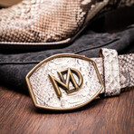 Western Collection Missouri // Python Leather Cowboy Boot // Natural (US: 11)