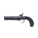 English Belt Clip Percussion Pistol // Mid-1800's