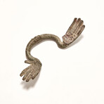 Large Roman Hydria Handle With Two Hands // 1st-3rd Century
