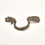 Large Roman Hydria Handle With Two Hands // 1st-3rd Century