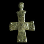 Byzantine Lead Cross Pendant // 9th-12th Century