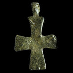 Byzantine Lead Cross Pendant // 9th-12th Century
