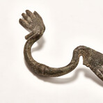 Large Roman Hydria Handle With Two Hands // 1st-3rd Century