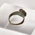 Lovely Medieval Ring With Glass Inlay // 11th-15th Century