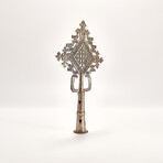 Coptic Ethiopia // Large Silver Processional Cross