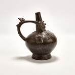 Pre-Columbian Lambayeque Naylamp Vessel // 750 - 1375 AD