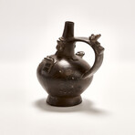 Pre-Columbian Lambayeque Naylamp Vessel // 750 - 1375 AD