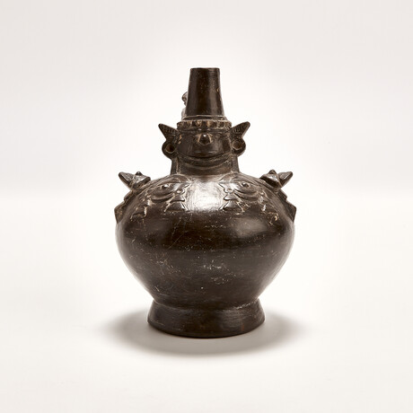 Pre-Columbian Lambayeque Naylamp Vessel // 750 - 1375 AD