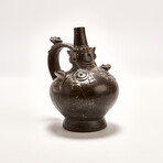 Pre-Columbian Lambayeque Naylamp Vessel // 750 - 1375 AD