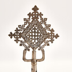 Coptic Ethiopia // Large Silver Processional Cross
