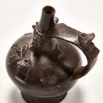 Pre-Columbian Lambayeque Naylamp Vessel // 750 - 1375 AD