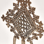 Coptic Ethiopia // Large Silver Processional Cross