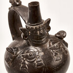 Pre-Columbian Lambayeque Naylamp Vessel // 750 - 1375 AD