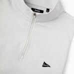 The Gimme Quarter Zip // Gray (S)