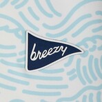 The Crashing Waves Polo // Blue (S)