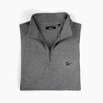 The Gimme Quarter Zip // Dark Gray (S)
