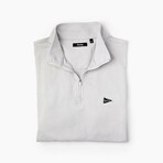 The Gimme Quarter Zip // Gray (S)