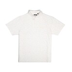 The Heatin Up Splatter Polo // White (M)
