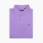 The Purple Stripe Polo // Purple (M)