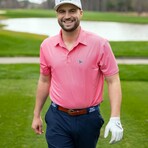 The Red & Pink Stripe Polo // Red + Pink (M)