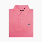 The Red & Pink Stripe Polo // Red + Pink (M)