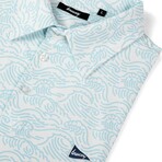 The Crashing Waves Polo // Blue (S)