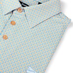 The Rocket Ships Polo // Orange + Blue (M)