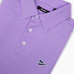The Purple Stripe Polo // Purple (M)