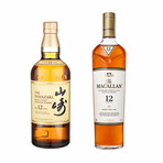 Yamazaki 12 Year and Macallan 12 Year Sherry Cask // 750 ml Each