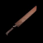 D2 Tool Steel Tanto Machete // 0109