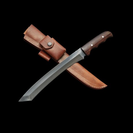 D2 Tool Steel Tanto Machete // 0104