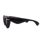 Loewe // Unisex // LW40118I 01A Round Sunglasses // Black Gold + Gray