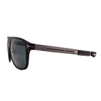 Tom Ford // Men's // FT0880 02V Square Sunglasses // Matte Black + Gray Lenses