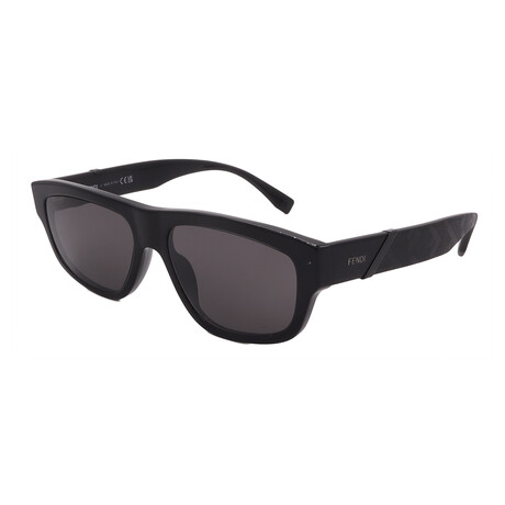 Fendi // Men's // FE40157I 01A Square Sunglasses // Black + Gray