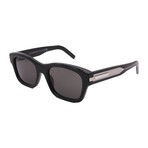 Givenchy // Men's // GV40090I 01A Square Sunglasses // Black + Grey Sun Lenses