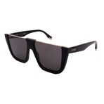 Fendi // Unisex // FE40136I 01A Square Sunglasses // Black + Gray