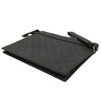 Louis Vuitton // Damier Infini Leather Standing Pouch // Noir // Pre-Owned