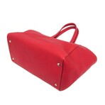 Ferragamo // Leather Gancini Tote Bag // Red // Pre-Owned